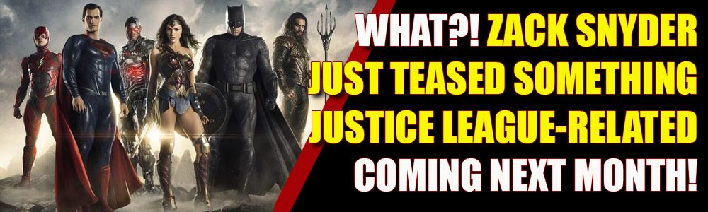 UPDATED: Zack Snyder just teased something Justice League/Darkseid related coming soon…
