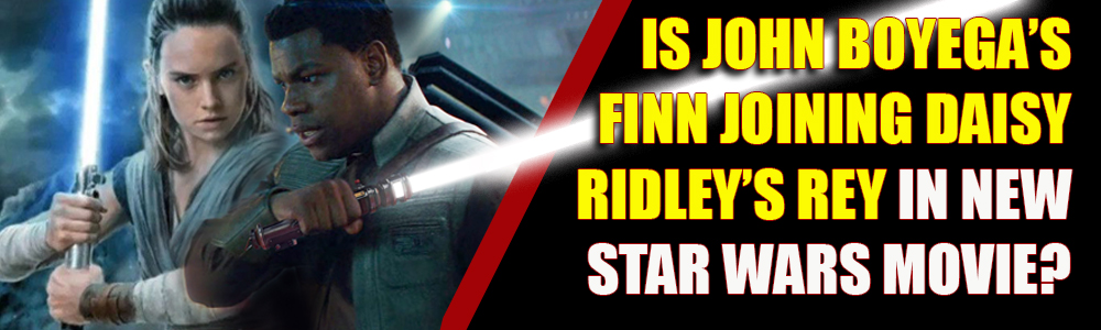 John Boyega’s Finn joining Daisy Ridley’s Rey in new Star Wars movie?